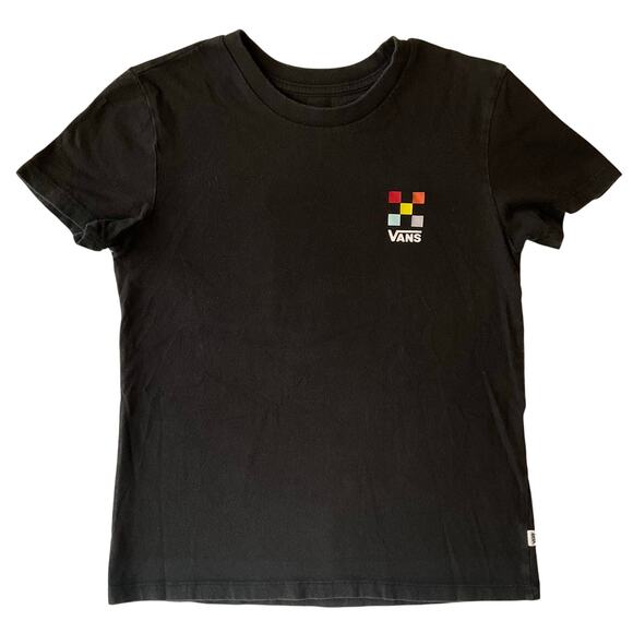 Vans Women Short Sleeve Basic T-shirt Size S, Black - Picture 1 of 6